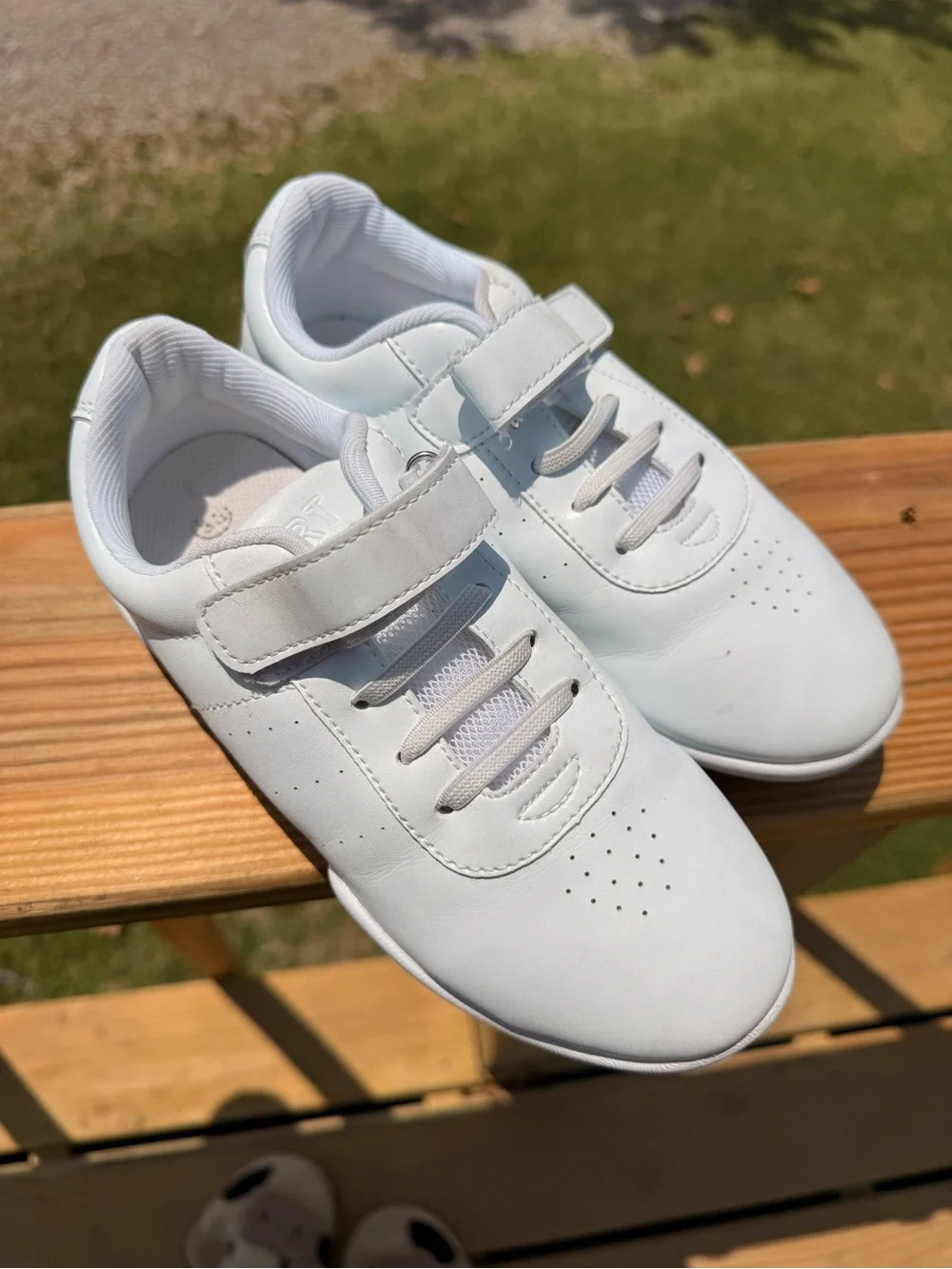 Kids White Velcro Sneakers for Everyday Play